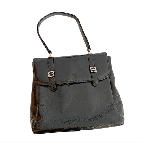 Vintage Handbags - Vtg 60s Bernard Original Black Handbag Purse